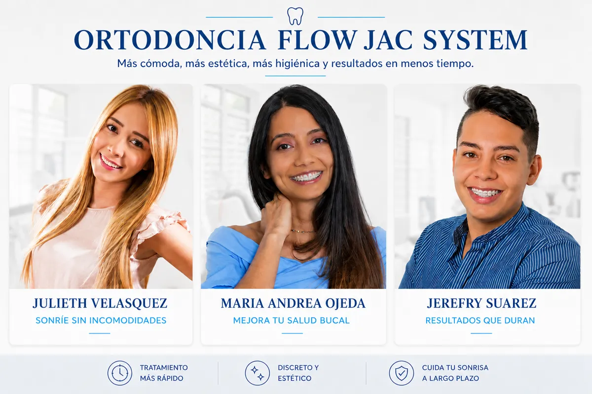 Ortodoncia Flow Jac System — pacientes Dr. Javier Haylock